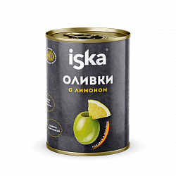 ОЛИВКИ ИСКА ФАРШИРОВАННЫЕ ЛИМОНОМ 280Г Ж/Б