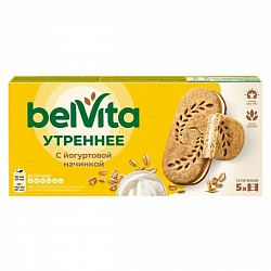 ПЕЧЕНЬЕ САХАРНОЕ БЕЛЬВИТА С ЙОГУРТОМ 253Г