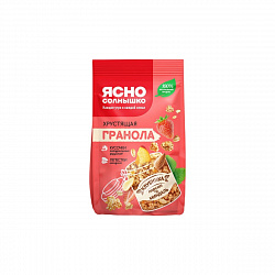 ГРАНОЛА ЯСНО СОЛНЫШКО КЛУБНИКА/ПЕРСИК/МИНДАЛЬ 250Г