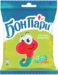 МАРМЕЛАД ЖЕВ. БОН ПАРИ КИСЛЫЕ ЧЕРВЯЧКИ 75Г