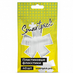 ФЛОССТИКИ СМАРТПИК ПЛАСТИКОВЫЕ 40ШТ