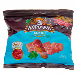 СУХАРИКИ 3 КОРОЧКИ РЖАНЫЕ СО ВКУСОМ БЕКОНА+КЕТЧУП ТОМАТНЫЙ ХАЙНЦ 60Г