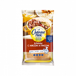 БЛИНЫ С МЯСОМ И РИСОМ СОЛНЦЕПЕК 420Г