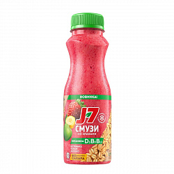 ПРОДУКТ ПИТЬЕВОЙ J7 КЛУБНИКА/БАНАН/ЯБЛОКО 0.3Л ПЛ/Б