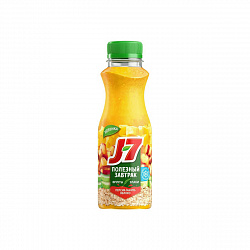 ПРОДУКТ ПИТЬЕВОЙ J7 ПОЛЕЗНЫЙ ЗАВТРАК ПЕРСИК/ЯБЛОКО/МАНГО 0.3Л ПЛ/Б