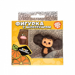 ИГРУШКА ФИГУРКА ЧЕБУРАШКА 6 СМ С АКСЕССУАРОМ ФАНКИ ТОЙЗ