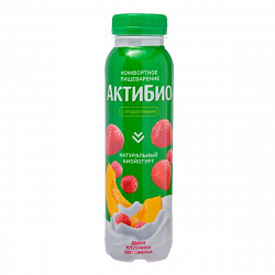 БИОЙОГУРТ АКТИБИО ПИТЬЕВОЙ ДЫНЯ/КЛУБНИКА/ЗЕМЛЯНИКА 1.5% 260Г
