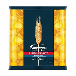 МАКАРОНЫ ДОБРОДЕЯ ЛЮМАЧЕ РИГАТЕ 400Г