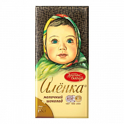 ШОКОЛАД АЛЕНКА МОЛОЧНЫЙ 75Г