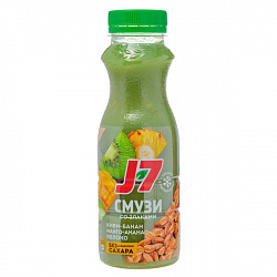 ПРОДУКТ ПИТЬЕВОЙ J7 ПОЛЕЗНЫЙ ЗАВТРАК КИВИ/ЯБЛОКО/АНАНАС/БАНАН/МАНГО 0.3Л ПЛ/Б