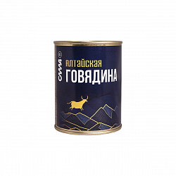 ГОВЯДИНА АЛТАЙСКАЯ ГОСТ СИЛА 340Г Ж/Б