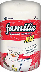 ПОЛОТЕНЦА БУМАЖНЫЕ ФАМИЛИА XXL 2СЛ 1ШТ