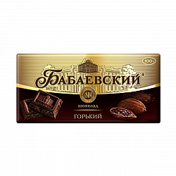 ШОКОЛАД БАБАЕВСКИЙ ГОРЬКИЙ 75Г