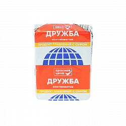 ПРОДУКТ ПЛАВЛЕНЫЙ С СЫРОМ ДРУЖБА КОНТИНЕНТОВ КРАСНАЯ ЦЕНА 54% 70Г